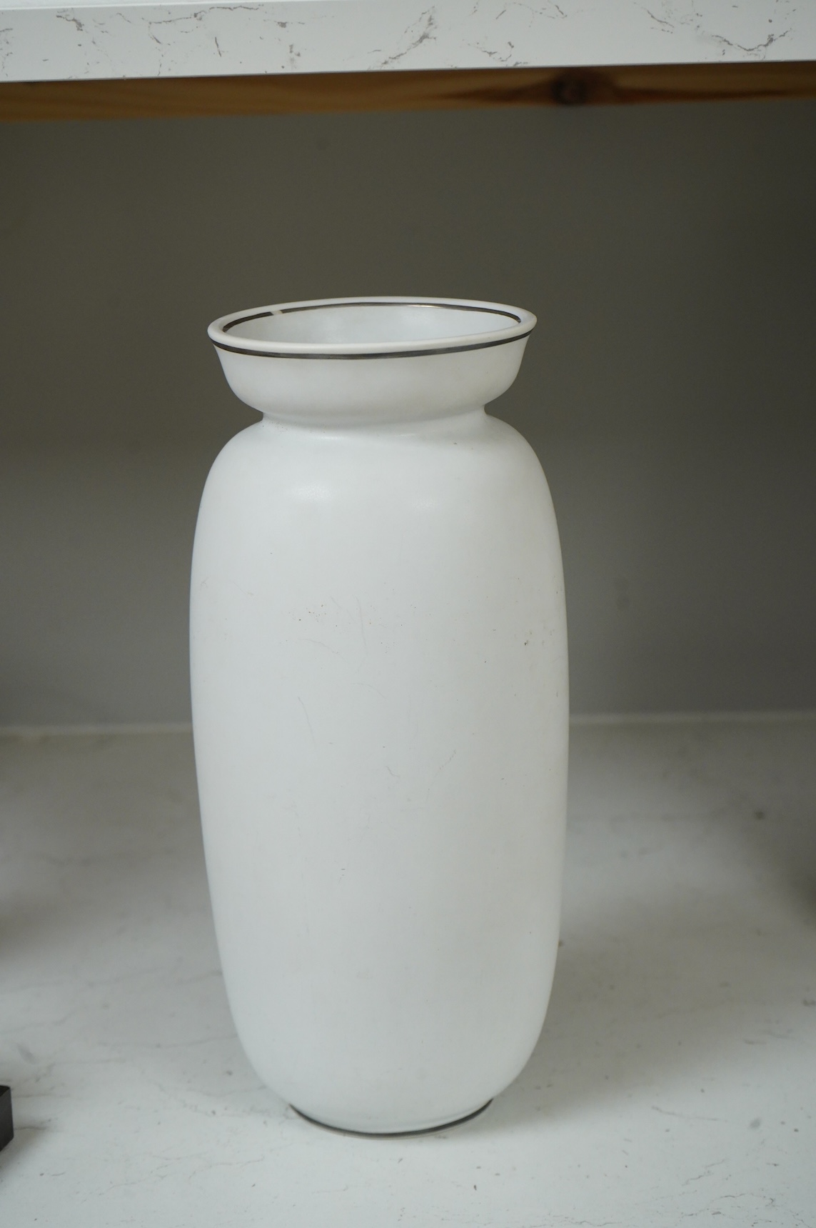 A Gustavsberg factory Sweden “Grazia” stoneware vase, designed by Stig Lindeberg between 1946-69, 27cm high